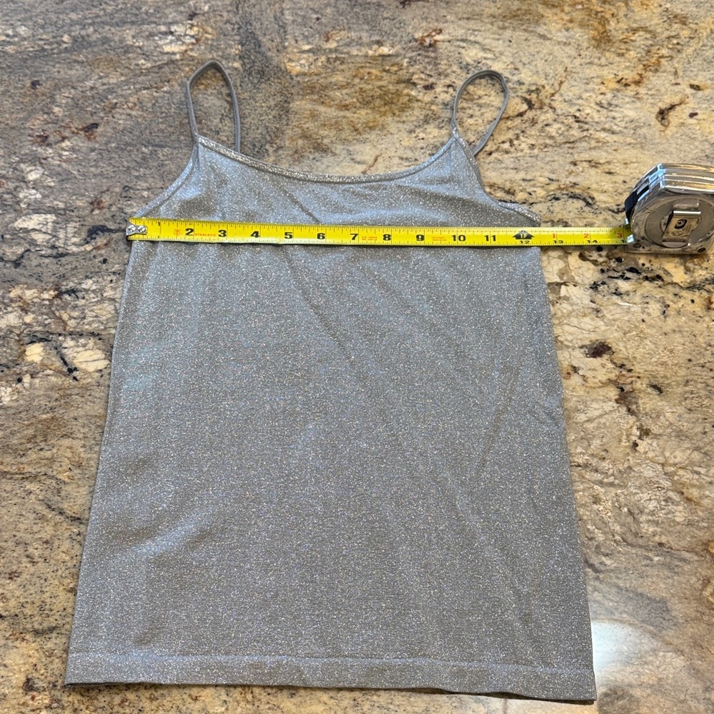 Silver Glittery Women's Top.